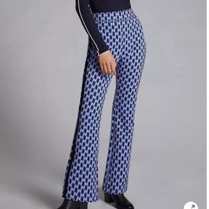 Anthropologie Maeve Flare Leg Ponte Knit Pants size Medium Petite
